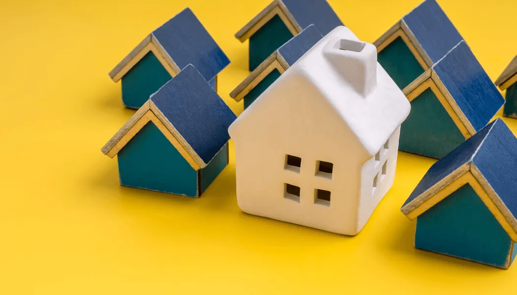 petites maisons en maquettes